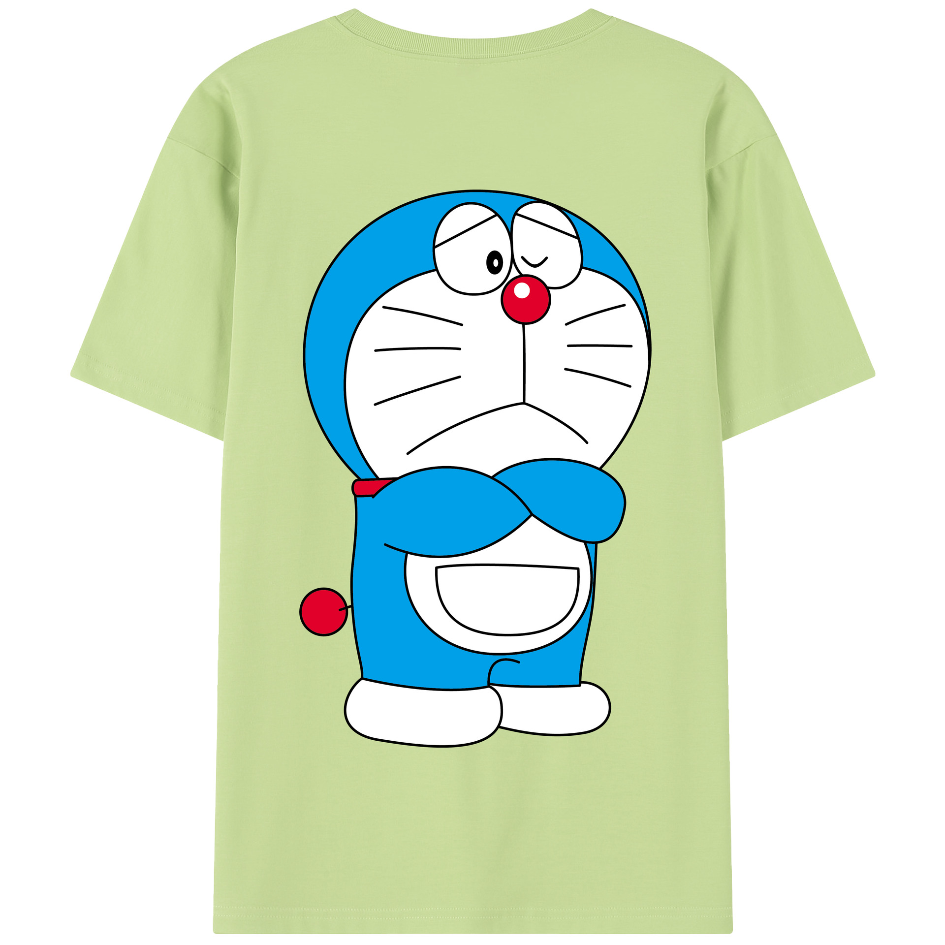 （画像用） ドラえもん Doraemon 綿100％半袖Tシャツ（背面プリント）